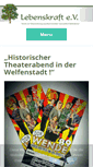 Mobile Screenshot of lebenskraft-harz.de