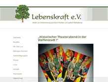 Tablet Screenshot of lebenskraft-harz.de